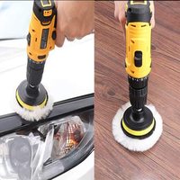 Tampon de laine pour polissage des ongles, disque en feutre blanc, avec support en Fiber de verre, pour polisher les ongles