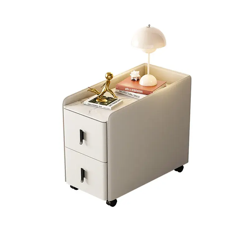 Meuble intelligent armoire latérale avec tiroir Objet Table à thé avec interface USB armoire latérale à manger armoire pour le salon