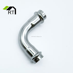 Быстрая установка из нержавеющей стали, пресс-фитинги низкого давления, локоть, профиль, европейский стандарт, 90 градусов, DN12-DN100 изгиба - Product Image 2