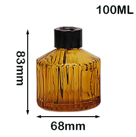 100ML vide haute qualité Reed diffuseur bouteilles en verre <span class=keywords><strong>ambre</strong></span> noir <span class=keywords><strong>gris</strong></span> <span class=keywords><strong>parfum</strong></span> essentiel diffuseur bouteille avec bouchon - Product Image 5