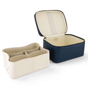 Ostrich <b>Vanity</b> Case Carrying Cosmetic Personalized Beauty Storage <b>Bag</b> SM-003 Mini Cosmetic <b>Bag</b> SM-003 - Product Image 6
