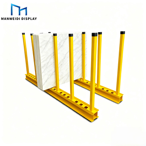 Hot bán giá rẻ thép có thể tháo rời đá Granite đá cẩm thạch thạch anh bó nhà máy kho đứng lưu trữ hiển thị slab kệ - Product Image 1