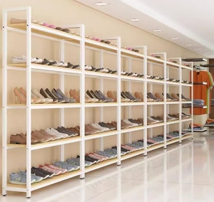 Étagère murale multi-niveaux en fer assemblée pour magasin de cosmétiques, petite boutique de détail, produits de beauté, étagère commerciale - Product Image 4