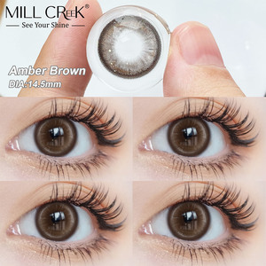 Lentes de Contacto de Color Natural 14.2mm 14.5mm 4 Tonos Suaves <span class=keywords><strong>Desechables</strong></span> Anuales Venta al por Mayor Suministro de Fábrica OEM ODM para Revendedores - Product Image 5