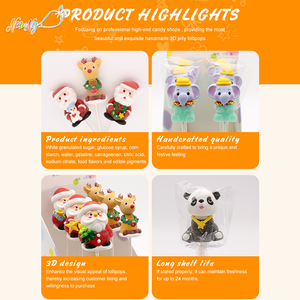 Fabricante Mayorista <span class=keywords><strong>de</strong></span> Dulces Halal Personalizados, Piruletas <span class=keywords><strong>de</strong></span> Gelatina con Forma <span class=keywords><strong>de</strong></span> Animales 3D, Koala, <span class=keywords><strong>Unicornio</strong></span>, con Cajas para Venta al por Menor - Product Image 2