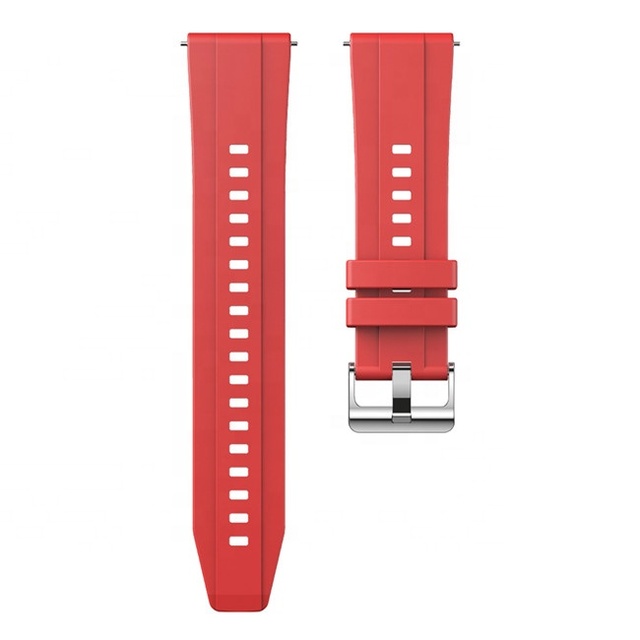 For Huawei for GT4 Sport Strap Black Silicone Watch Band with Buckle Breathable 41mm 46mm Smart Watch Strap