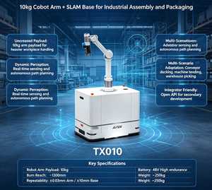 Robot Colaborativo TX007 con Brazo de 7 kg de Carga Útil y Base AMR SLAM para Recolección Móvil y Automatización de Laboratorios - Product Image 2