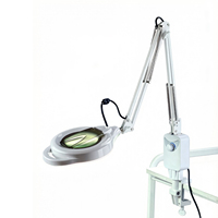 Lampe loupe DTY D-375B avec zoom 5X/10x pour le visage et le corps, hauteur réglable 90-160 cm, éclairage LED 10W, garantie 1 an