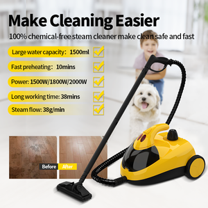 <span class=keywords><strong>Nettoyeur</strong></span> <span class=keywords><strong>vapeur</strong></span> pour voiture haute performance avec réservoir d'eau de 1,5 <span class=keywords><strong>à</strong></span> 2 L, <span class=keywords><strong>nettoyeur</strong></span> <span class=keywords><strong>vapeur</strong></span> électrique, 22 accessoires, haute température pour les sols - Product Image 6
