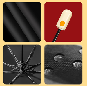 Paraguas Plegable <span class=keywords><strong>de</strong></span> Tres Secciones con Apertura y Cierre Automático, Protección UPF50, 8 Varillas, Sin Rebote, con Logotipo Personalizado OEM, Venta al Por Mayor <span class=keywords><strong>de</strong></span> Fábrica, para Regalo Escolar para Niños - Product Image 5