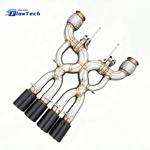 Sistema de escape de alto rendimiento, superventas, de acero inoxidable, tubo recto, Catback, para McLaren 720-765LT, sin válvula - Product Image 3