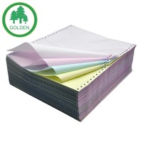 Papel NCR sin Carbón de 3 Capas, Ecológico, de 70 g/m², para Documentos Comerciales Bancarios y Financieros, CB CFB CF, Venta al Por Mayor de Fábrica