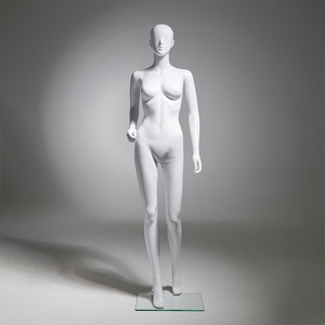 Maniquí de Plástico PP de Alta Calidad <span class=keywords><strong>y</strong></span> Bajo Costo, Cuerpo Completo Sin Pintar, Ecológico, Blanco Natural, Soporte de Exhibición Masculino <span class=keywords><strong>y</strong></span> Femenino - Product Image 2