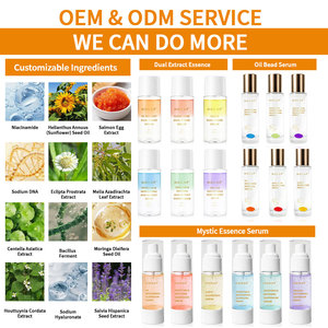 Suero Facial <span class=keywords><strong>de</strong></span> Doble Esencia Personalizado OEM con Perlas <span class=keywords><strong>de</strong></span> <span class=keywords><strong>Aceite</strong></span> para una Piel con Apariencia Fresca - Product Image 5