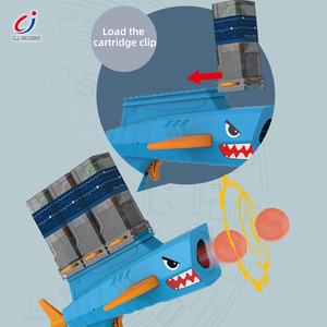 Chengji giocattoli per bambini pistola tiro bersagli gioco cartone animato squalo attacco giocattolo piccola palla di plastica tiro pistola giocattolo per i bambini - Product Image 4