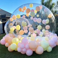 Maison extérieure de haute qualité OEM avec dôme transparent pour Tnet Maison gonflable pour ballons à bulles Maisons gonflables à bulles