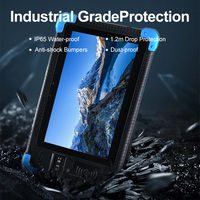 Tableta Pc Android resistente Industrial 1000 Nit, 4 + 64g, opción Gps, reconocimiento biométrico de huellas dactilares, lector Rfid Nfc, resistente al agua Ip65