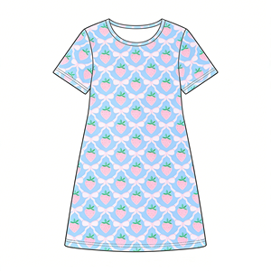 GSSO3106  CUSTOM Little Active Girl jaune D is for daddy broderie Tenues pour enfants Vente en gros Ensemble sans manches Fille Enfant - Product Image 2