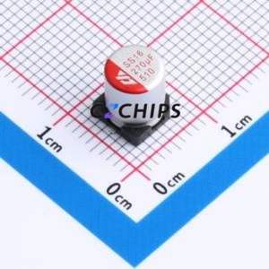 Condensador Sólido SMD SS271M160E7R7R1Z00ZZ, D6.3xL7.7mm (Capacitancia: 270uF) (Precisión: 20%) (Voltaje Nominal: 16V) - Product Image 1