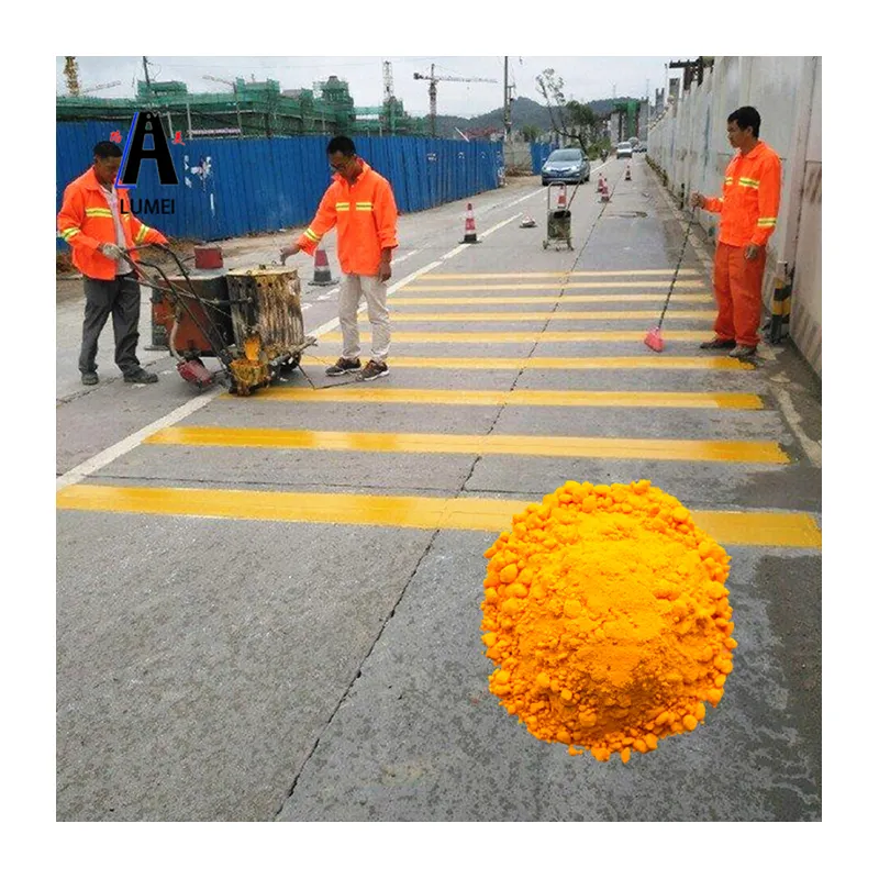 सड़क अंकन के लिए उपयुक्त थर्मोप्लास्टिक पीला रोड पेंट नि:शुल्क नमूने उपलब्ध हैं