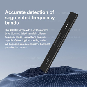 WT18 Nouveau look Scanner de signal RF sans fil portable noir Anti-espionnage Anti-positionnement Détecteur de caméra infrarouge - Product Image 2