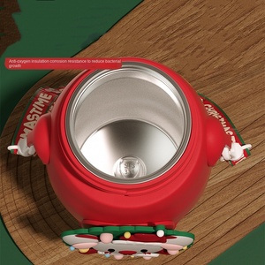 2024 Neuerscheinung Kinder-Thermobecher 316 Edelstahl Lebensmittelecht Hochwertiger Spaßbecher Vakuum-Wasserflasche Weihnachtsgeschenk - Product Image 4