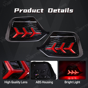 ไฟสะท้อนแสงกันชนหลังสำหรับ Honda Civic Hatchback Type R ปี 2016 2017 2018 2019 2020 2021 พร้อมไฟเลี้ยว จากโรงงานโดยตรง - Product Image 2