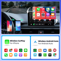 Adaptor Mini Wireless Carplay Apple Carplay & Android Auto dengan Chipset Allwinner V851 Dongle untuk Mobil