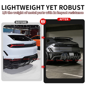 ลิ้นดิฟฟิวเซอร์หลังคาร์บอนไฟเบอร์ WD สำหรับ Lamborghini Urus SE ชุดแต่งกันชนหลังน้ำหนักเบาเพิ่มประสิทธิภาพ - Product Image 2