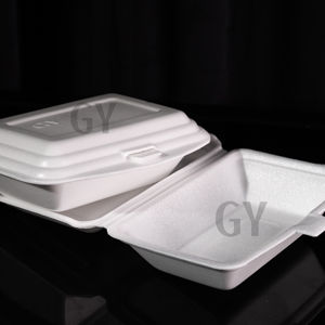Contenedor de Espuma Desechable para Comida, Caja DE UN Solo Uso para Comida, Contenedor de Entrega de Comida, Caja de Comida Desechable - Product Image 1