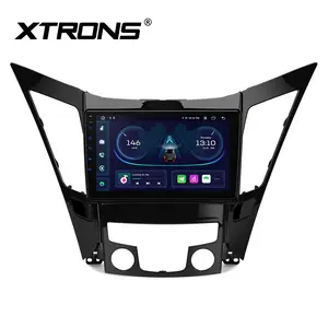 XTRONS Android 12 автомобильное стерео для Hyundai Sonata i45 YF 2010-2014 с DSP Carplay Android Авто Радио 9 дюймов навигация GPS