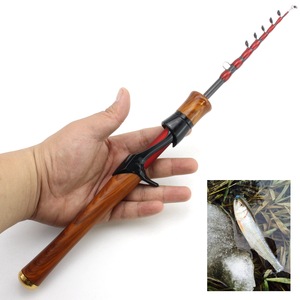Wildtrek - Combo de Caña de Pescar Telescópica Ultraligera de Acción Media y Carrete, 1.68M-1.98M, Portátil, 41cm, Fibra de Carbono, para Pescar Carpas en Lagos - Product Image 4