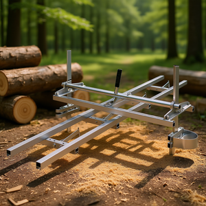 Aserradero portátil con barra guía de 14 a 36 pulgadas, riel de aluminio de 9 pies, máquina de aserrado horizontal para trabajar la madera. - Product Image 2