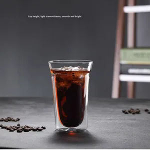 Tại Gói Bán Buôn Duy Nhất-Cổng Hai Lớp Cách Điện Cao Borosilicate Cốc Thủy Tinh Sáng Tạo Latte Cho Cà Phê & Trà Uống - Product Image 4