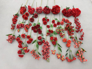 BL-WAF04 2026 Fiori Artificiali Realistici di Alta Qualità Fatti a Mano per Decorazioni da Tavolo, Casa, Matrimonio, Serie Colore Arancione - Product Image 6