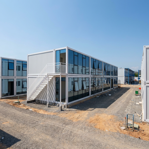 Maison préfabriquée TOPPRE, maison conteneur détachable, maison modulaire préfabriquée, isolée, résistante aux intempéries, pour projet de parc industriel ou de campement - Product Image 1