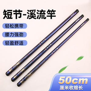 Caña de Pescar Telescópica Chui Xiaojiang de 2 Metros, Caña de Pescar de Alto Contenido de Carbono, Ligera, para Pesca con Línea de Mano en Agua Dulce - Product Image 3