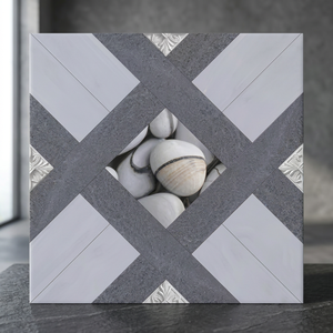 Carreaux de sol en céramique rustiques effet bois 40x40cm, en porcelaine émaillée mate antidérapante pour la décoration intérieure - Product Image 4