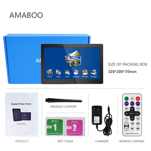 AMABOO 10.1英寸电子画册视频1080p玻璃10数码相框 - Product Image 6