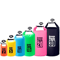 Fábrica personalizar 2l 5l impermeable Roll Top Dry Bag