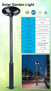 LED Solar Garden Light Led Solar Sort Street Light Outdoor Waterproof IP65 All In 1 Solar Panel