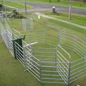 Recinto del bestiame delle pecore della mucca mercato dell'australia galvanizzato recinto del giardino d'acciaio del cartone del metallo animale della fabbrica del bestiame dell'azienda agricola a buon mercato 100 set
