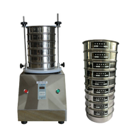 Écran vibrant circulaire de laboratoire pour l'analyse des particules des sols, équipement en acier inoxydable 304, moteur haute précision 380V/220V
