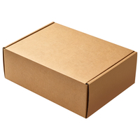 Boîtes en carton ondulé de couleur unie, boîtes de livraison express personnalisées, boîtes d'avion, boîtes en papier écologiques, vente en gros