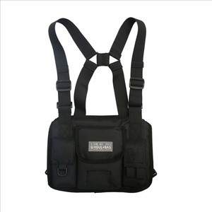 Hip Hop reflectante Streetwear personalizado pequeño Sling moda hombro frontal bolsa táctica <span class=keywords><strong>Rig</strong></span> pecho bolsa hombres con logotipo de goma - Product Image 6