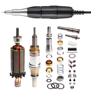 Motor de micromotor potente con cepillos de carbón y mandril para accesorio de pieza de mano de taladro de uñas Strong 210 102 105 35K 45K, juego completo - Product Image 1