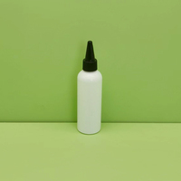 Bouteille en plastique PET à presser avec bouchon à vis pour emballage de liquides cosmétiques et produits chimiques, disponible en 1oz, 2oz, 3oz, 4oz, 5oz, 8oz, 12oz, 16oz