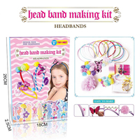 Ensemble d'accessoires pour cheveux DIY 10pcs cadeaux et artisanat kit de fabrication de bandeau pour filles