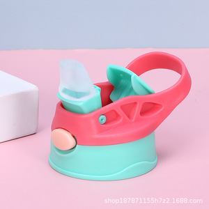 Screw-On Water Bottle Lid With Duckbill Straw For Kids Outdoor Use PP Material - Product Image 4