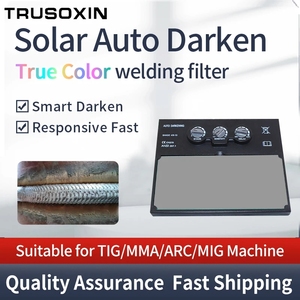 Lente de Filtro de Soldadura con Oscurecimiento Automático Solar y Batería de Litio para Máscara y Casco de Soldadura, Color Real, Nuevo Estilo Espejo - Product Image 4